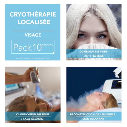 Tarifs cryothérapie localisée visage pack 10 séances CryoAdvance Annecy