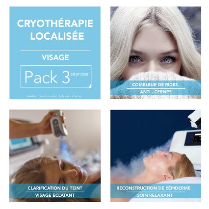 Tarifs cryothérapie localisée visage pack 3 séances CryoAdvance Annecy